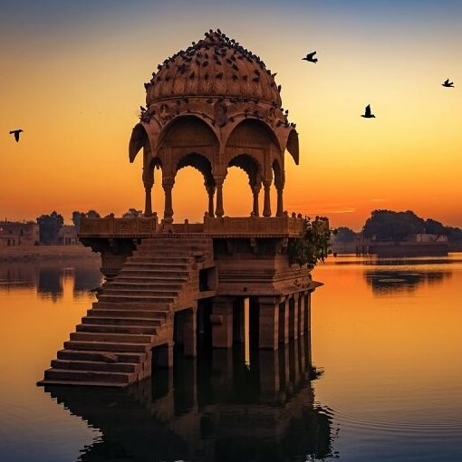 Gadi-Sagar-Lake-Jaisalmer - Rajasthan